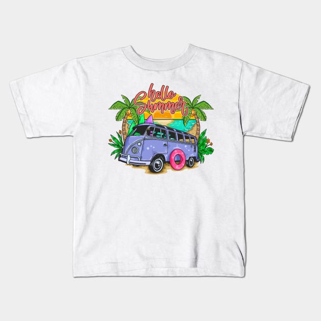 choose happy Kids T-Shirt by timegraf